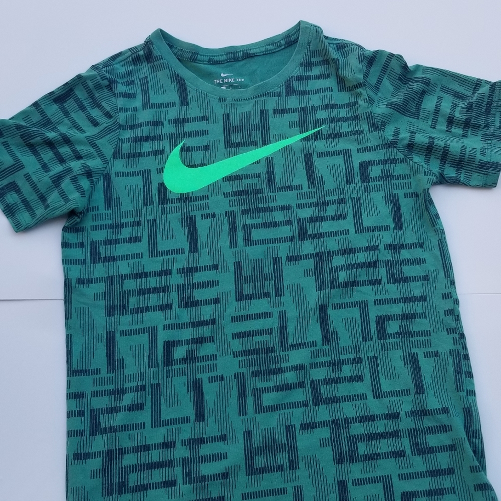 Nike Boy's Green Athletic Shirt
